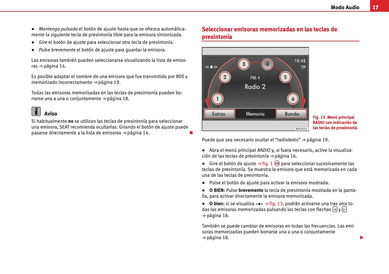 Seat Media System 2.2 Manual de Instrucciones 2010 - 2015