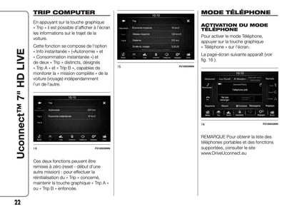 Fiat Tipo Uconnect HD Nav Libertto Uso Manutenzione  2016 - 2018