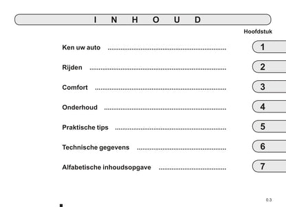 2008-2009 Renault Mégane Owner's Manual | Dutch