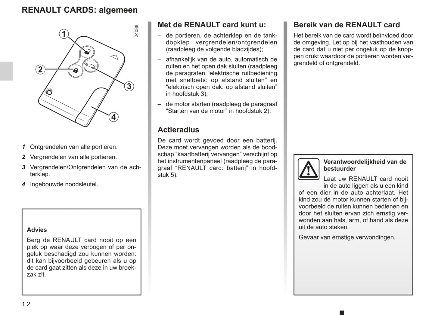 2008-2009 Renault Mégane Owner's Manual | Dutch