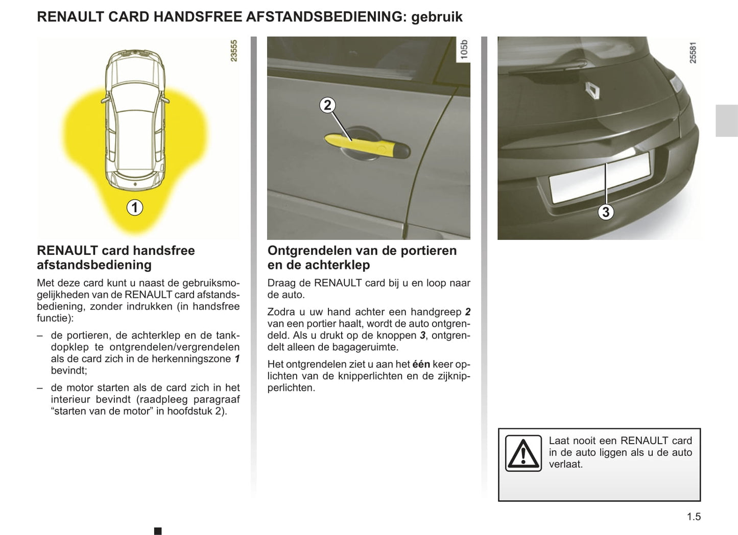 2008-2009 Renault Mégane Owner's Manual | Dutch