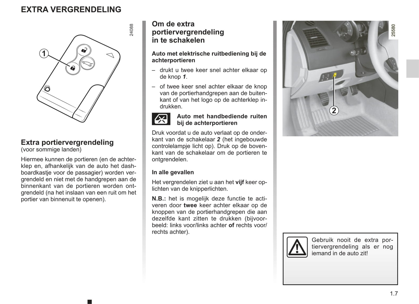 2008-2009 Renault Mégane Owner's Manual | Dutch