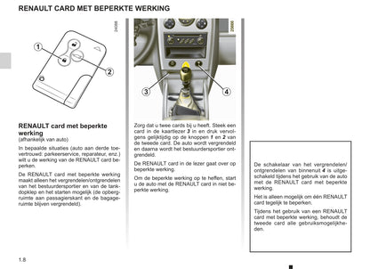 2008-2009 Renault Mégane Owner's Manual | Dutch