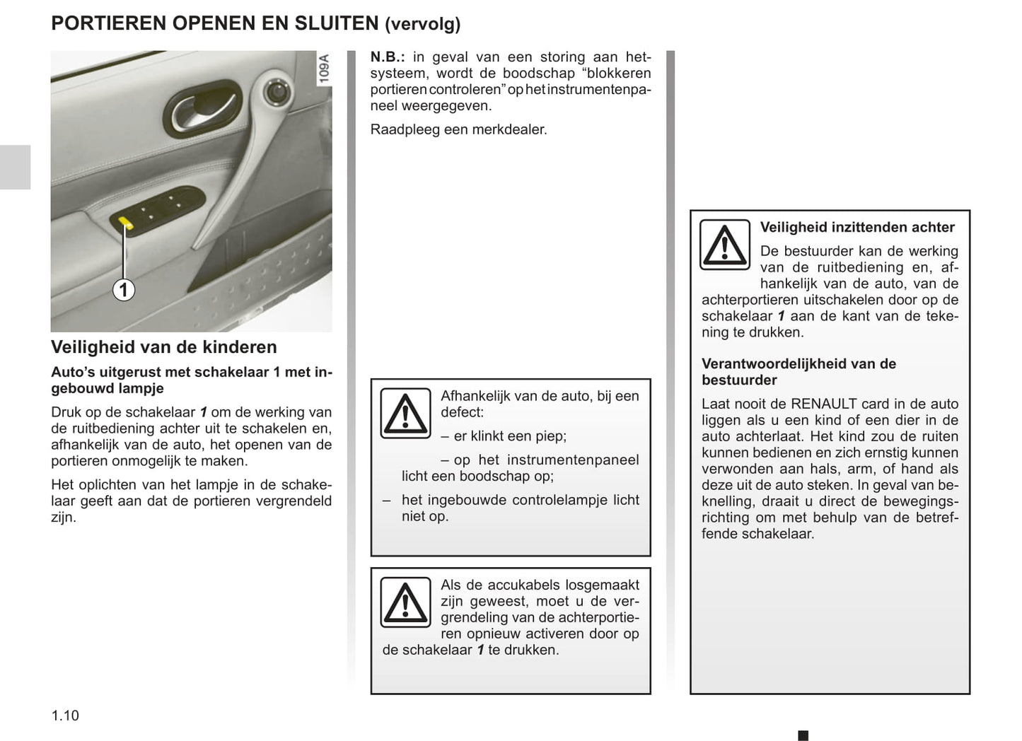 2008-2009 Renault Mégane Owner's Manual | Dutch