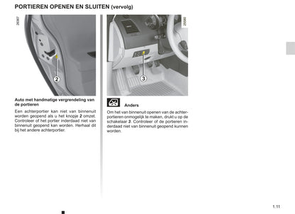 2008-2009 Renault Mégane Owner's Manual | Dutch