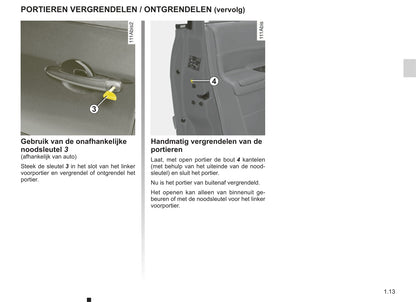 2008-2009 Renault Mégane Owner's Manual | Dutch