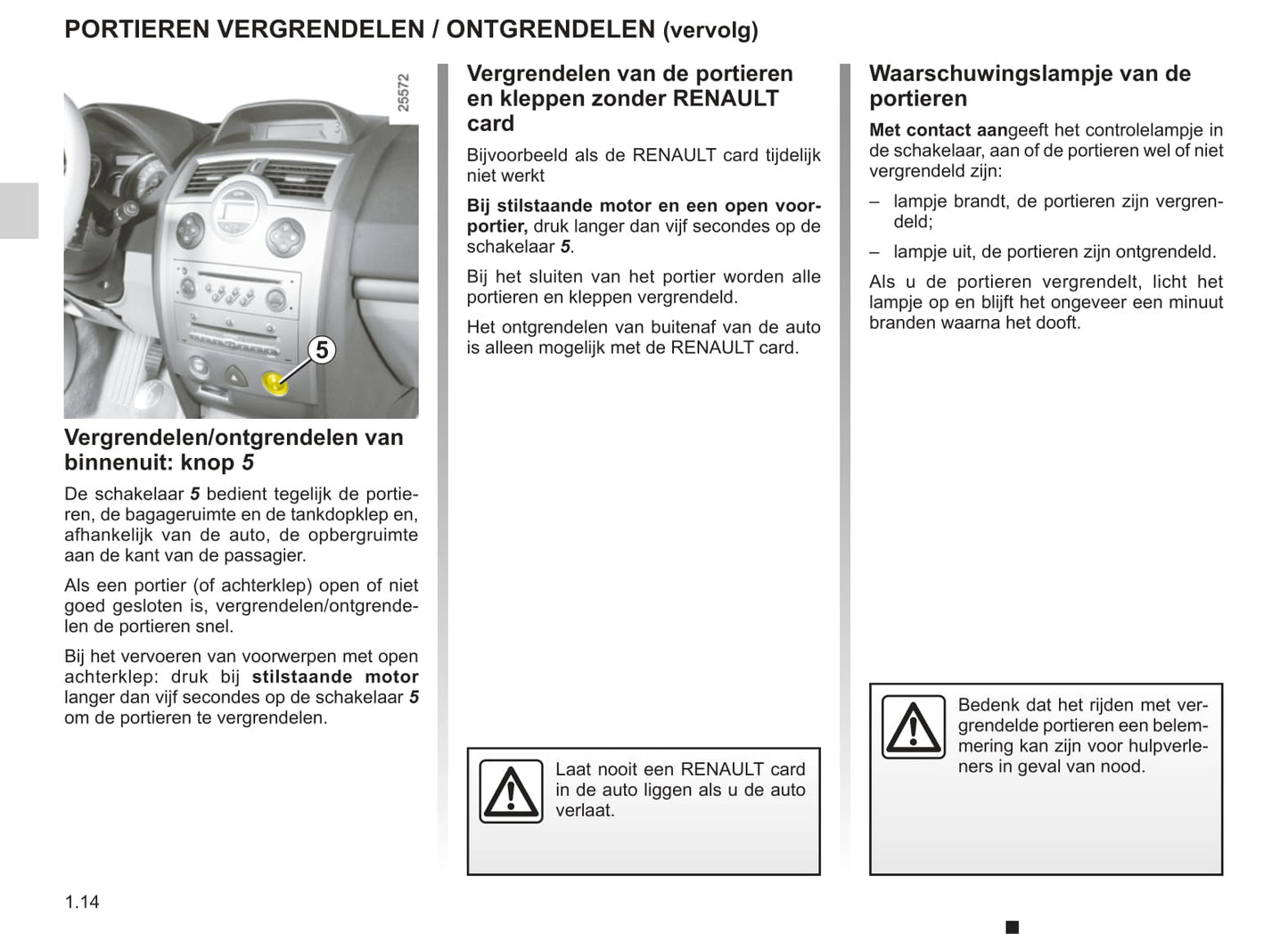 2008-2009 Renault Mégane Owner's Manual | Dutch