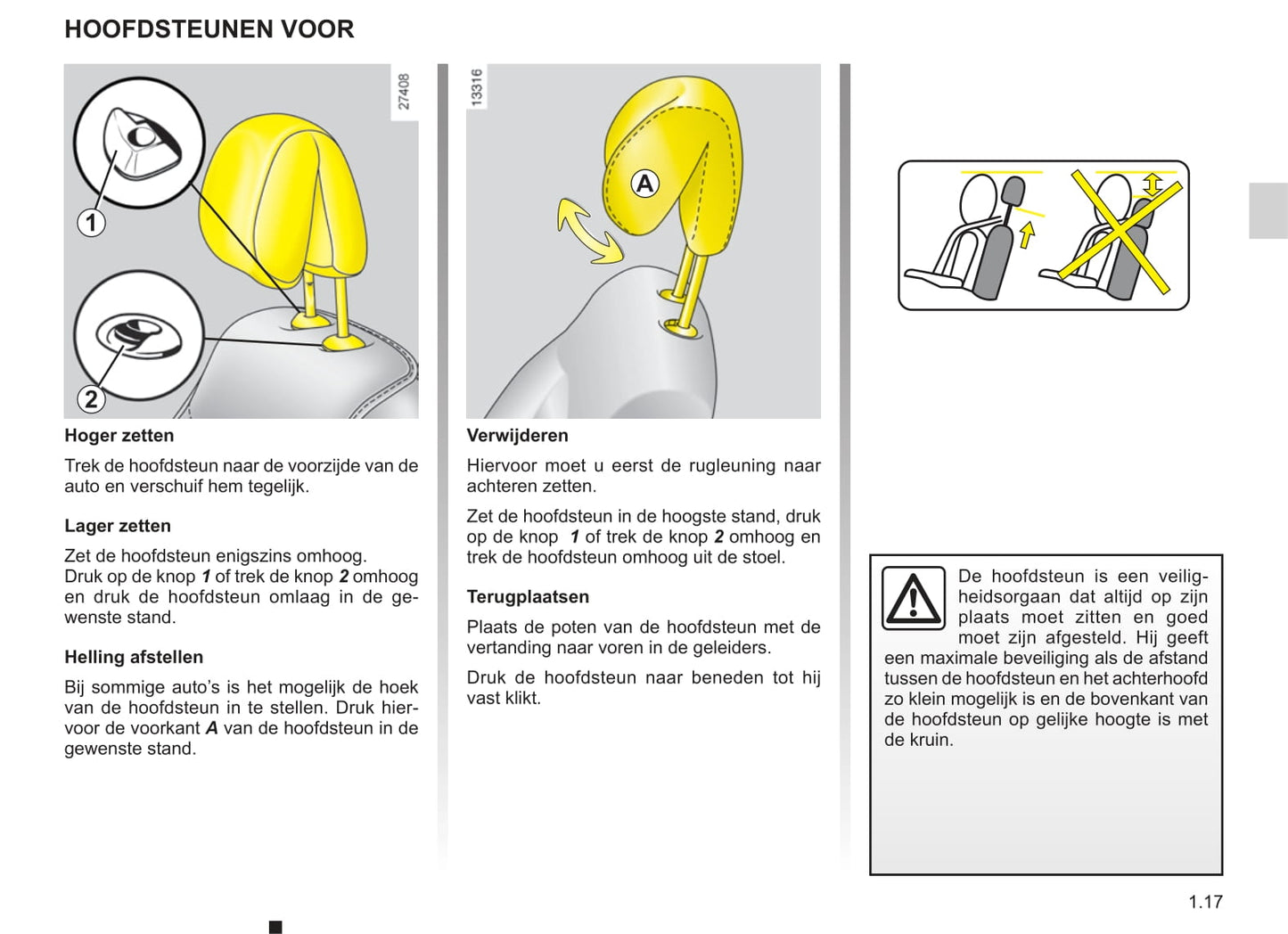 2008-2009 Renault Mégane Owner's Manual | Dutch