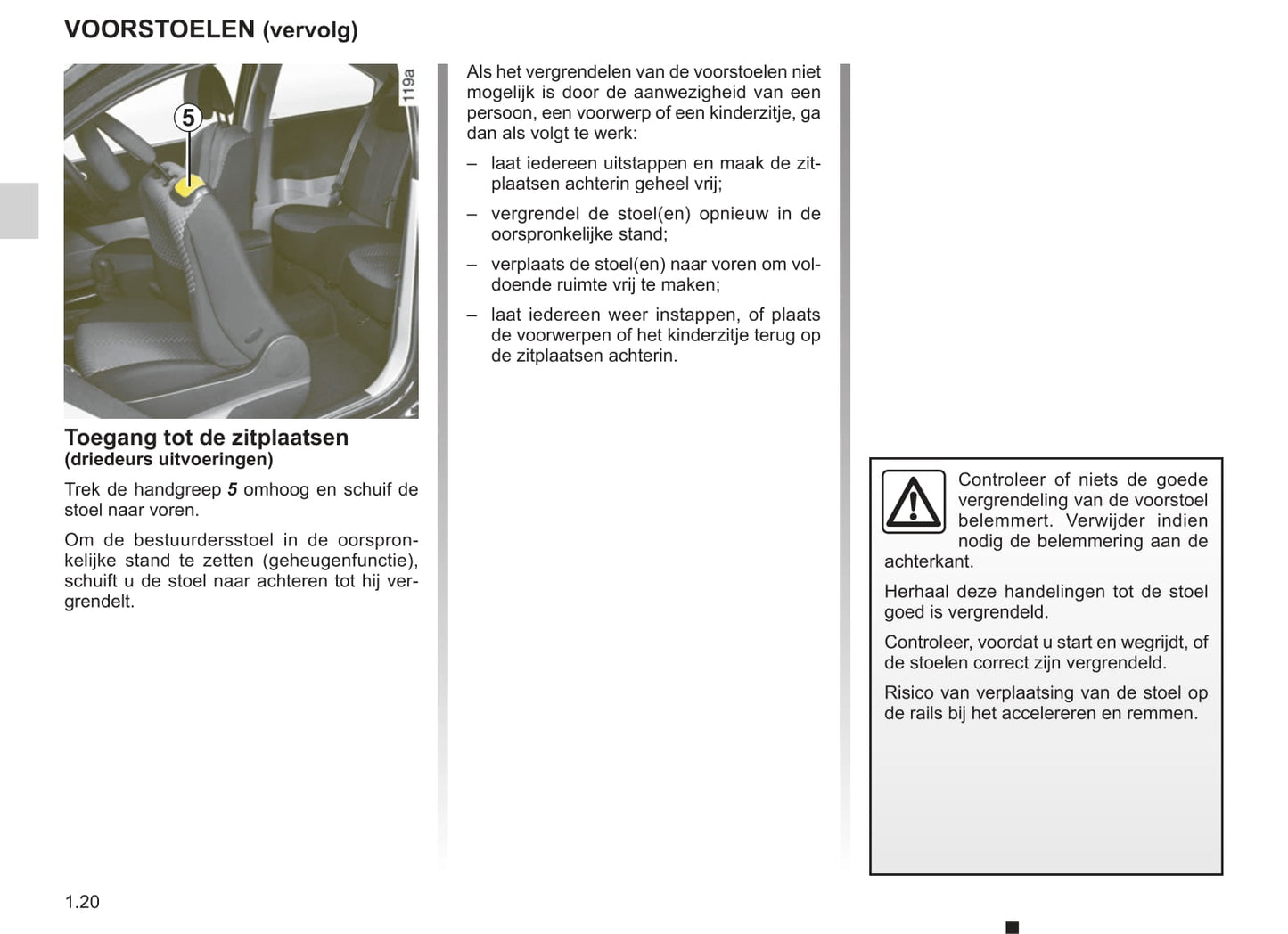 2008-2009 Renault Mégane Owner's Manual | Dutch