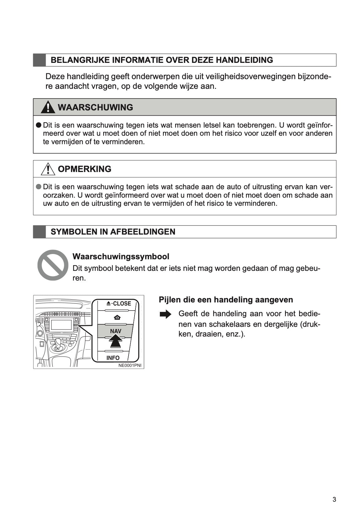 Toyota Prius Touch Pro Navigatiesysteem Handleiding 2012