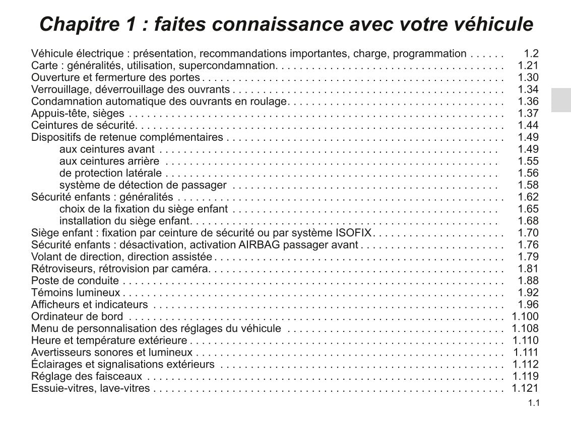 2021-2023 Renualt Megane Manuel du propriétaire | Français