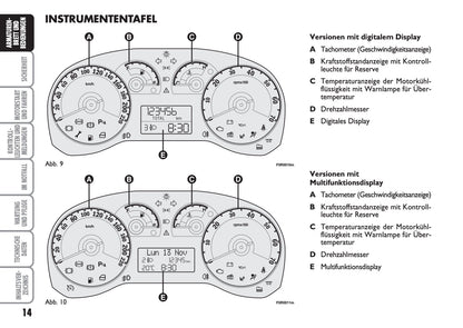 2013-2014 Fiat Linea Bedienungsanleitung | Deutsch