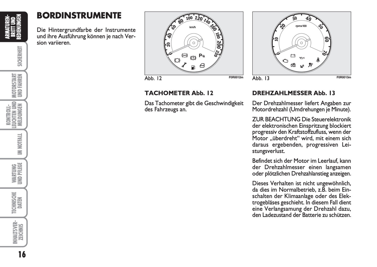 2013-2014 Fiat Linea Bedienungsanleitung | Deutsch