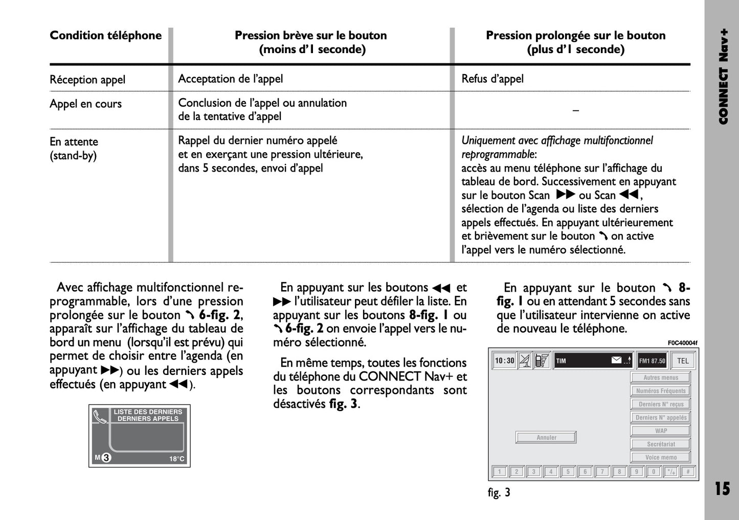 Fiat Stilo Connect Nav+  Guide d'utilisation 2004 - 2018