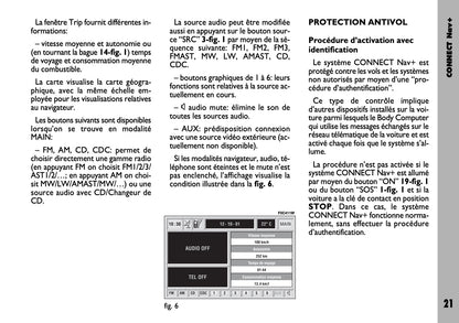 Fiat Stilo Connect Nav+  Guide d'utilisation 2004 - 2018