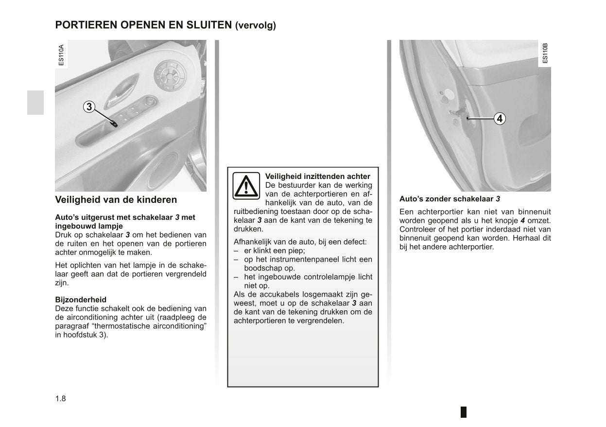 2011-2012 Renault Espace Gebruikershandleiding | Nederlands