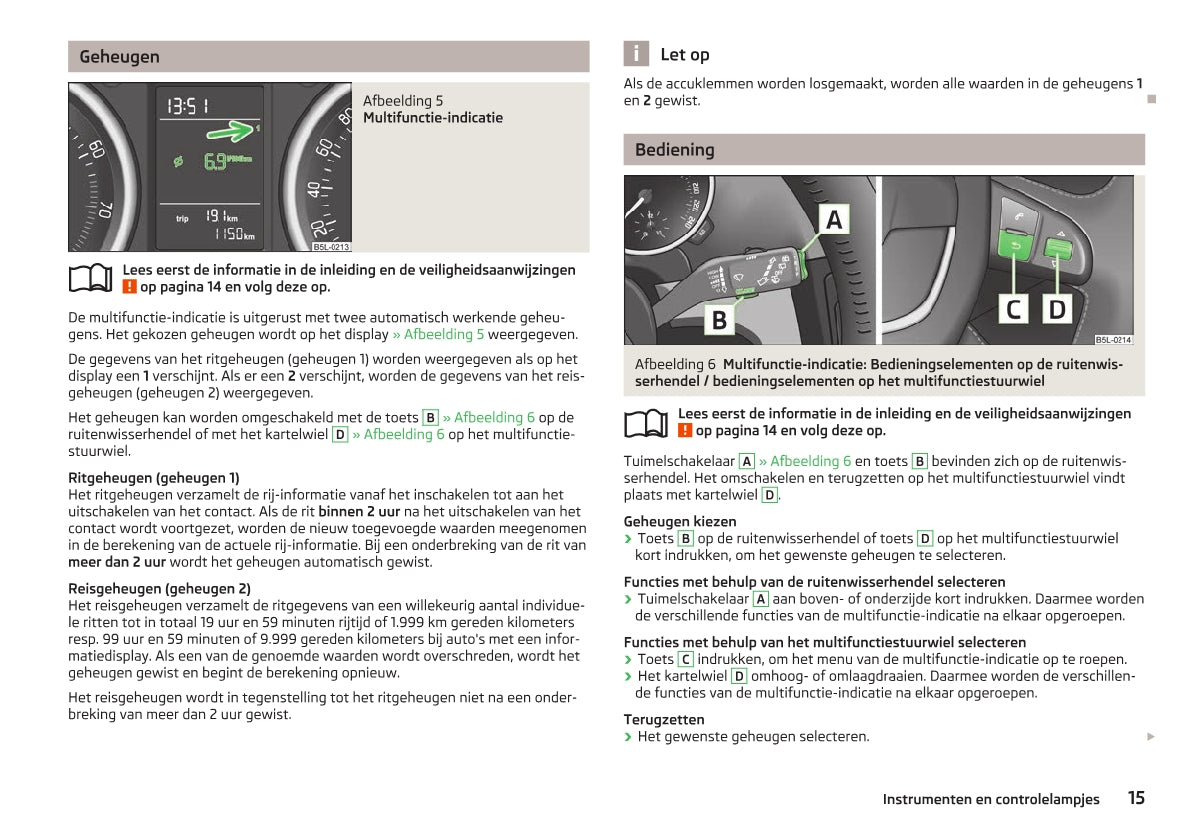 2012-2013 Skoda Yeti Owner's Manual | Dutch