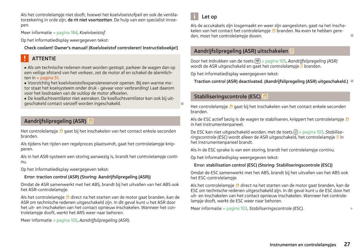 2012-2013 Skoda Yeti Owner's Manual | Dutch