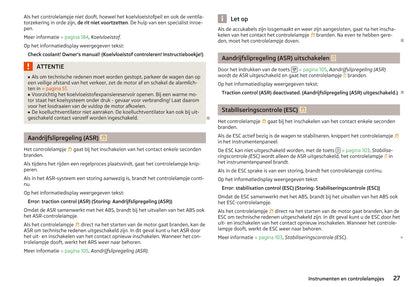 2012-2013 Skoda Yeti Owner's Manual | Dutch