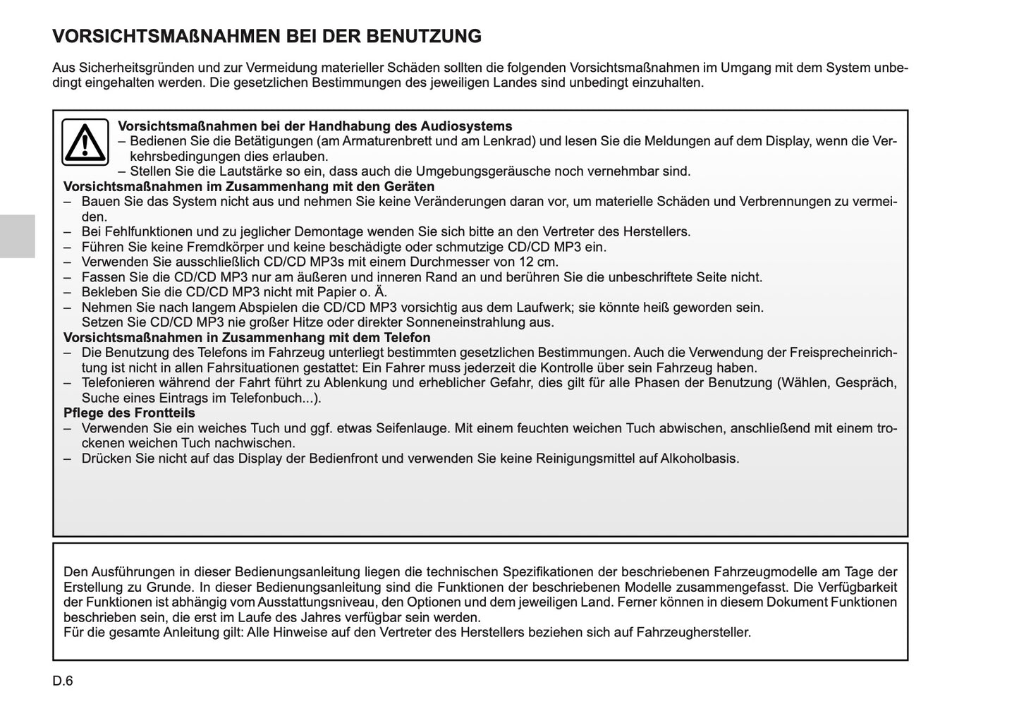 Renault R-Plug&Radio Bedienungsanleitung 2014