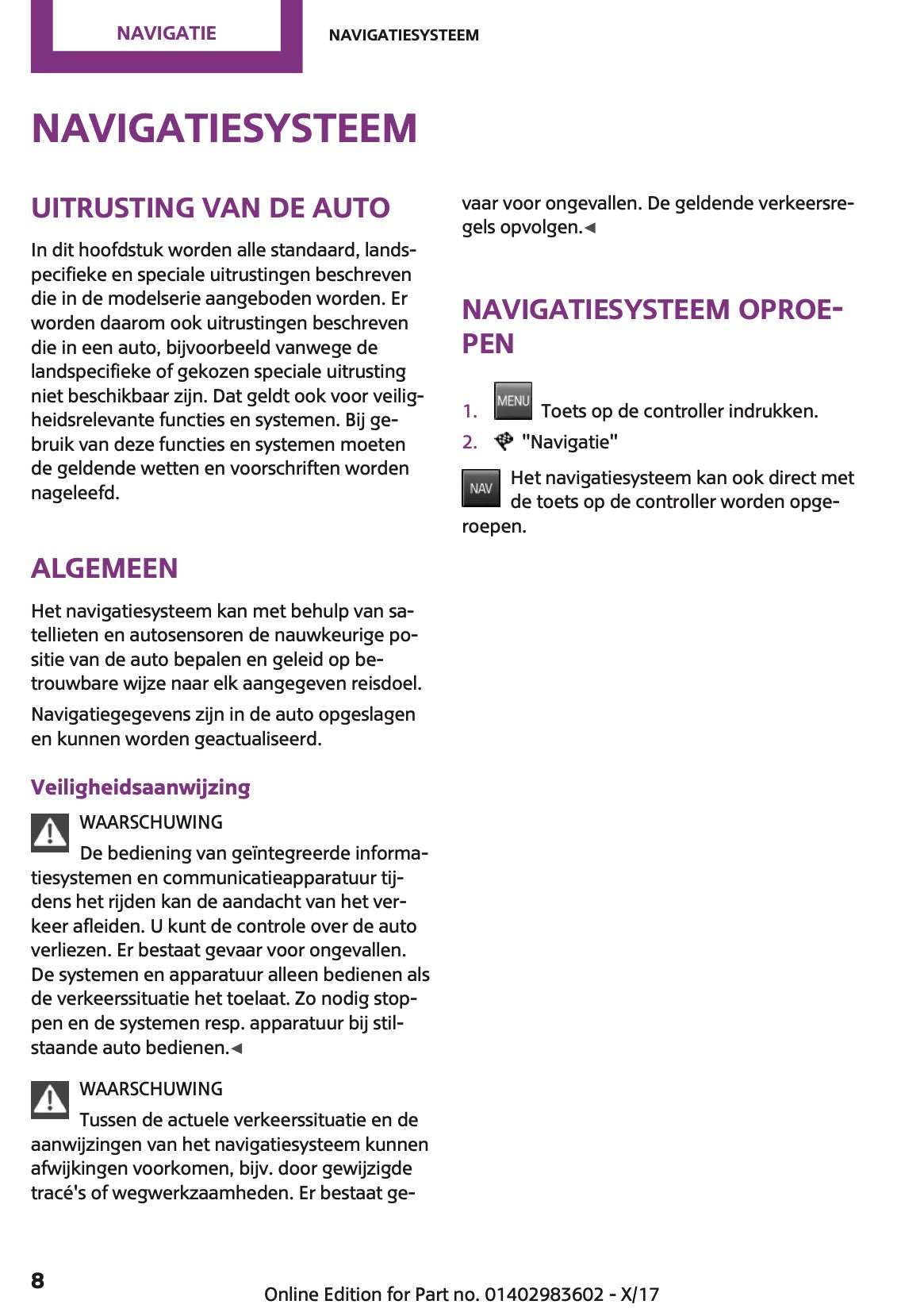 Mini Navigatie, Entertainment & Communicatie Handleiding 2018 - 2021