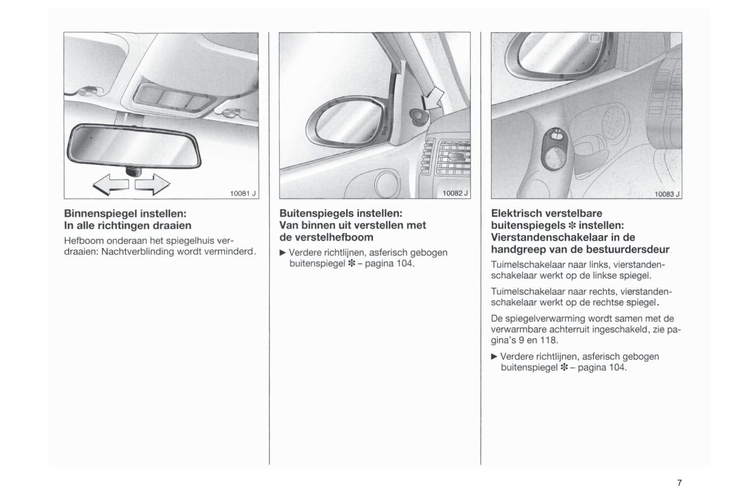 1999-2002 Opel Vectra Bedienungsanleitung | Niederländisch