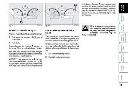 2012-2013 Fiat Linea Gebruikershandleiding | Dansk