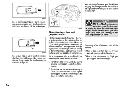 2011-2012 Fiat Sedici Gebruikershandleiding | Dansk