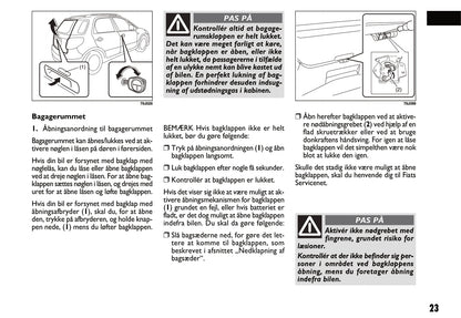 2011-2012 Fiat Sedici Gebruikershandleiding | Dansk