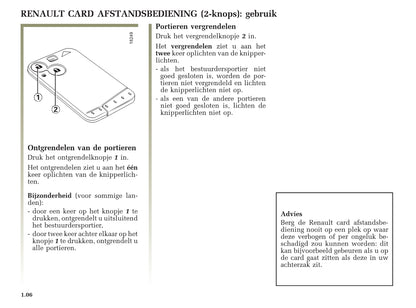 2001-2002 Renault Laguna Owner's Manual | Dutch