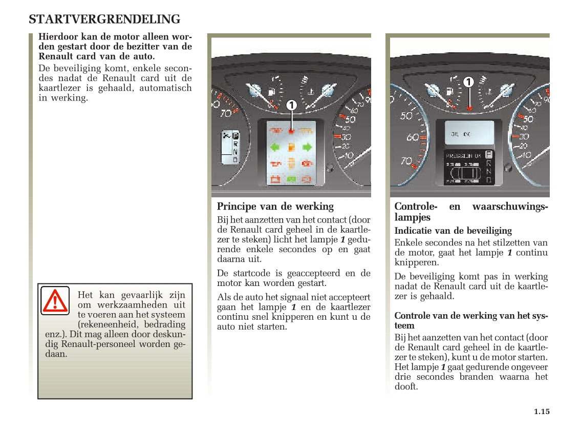 2001-2002 Renault Laguna Owner's Manual | Dutch