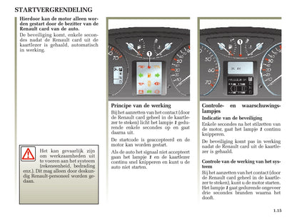 2001-2002 Renault Laguna Owner's Manual | Dutch