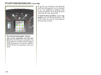 2001-2002 Renault Laguna Owner's Manual | Dutch