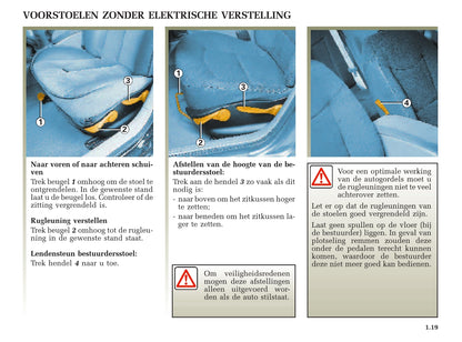 2001-2002 Renault Laguna Owner's Manual | Dutch