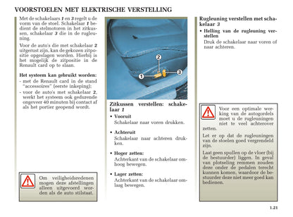 2001-2002 Renault Laguna Owner's Manual | Dutch