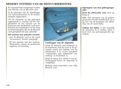 2001-2002 Renault Laguna Owner's Manual | Dutch