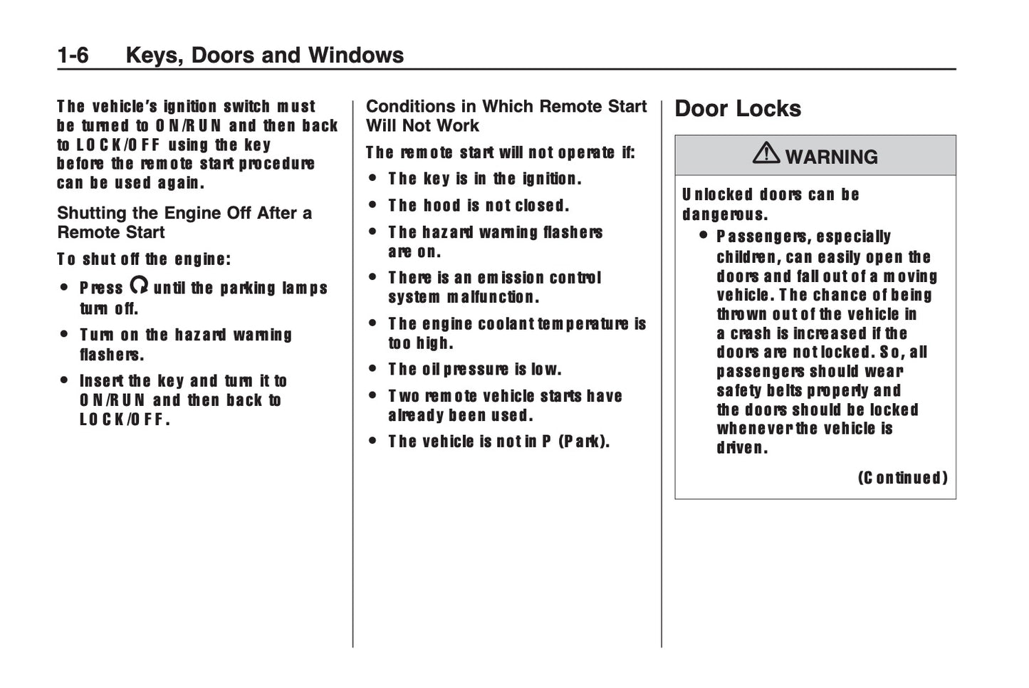 2008-2011 Chevrolet Camaro Owner's Manual | English