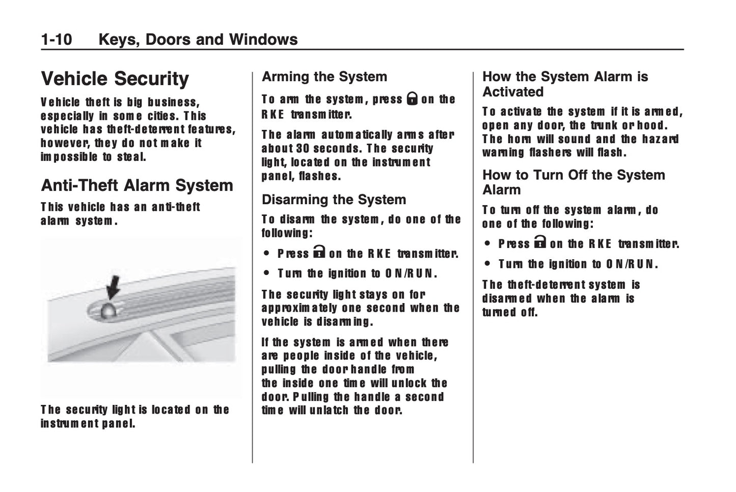 2008-2011 Chevrolet Camaro Owner's Manual | English