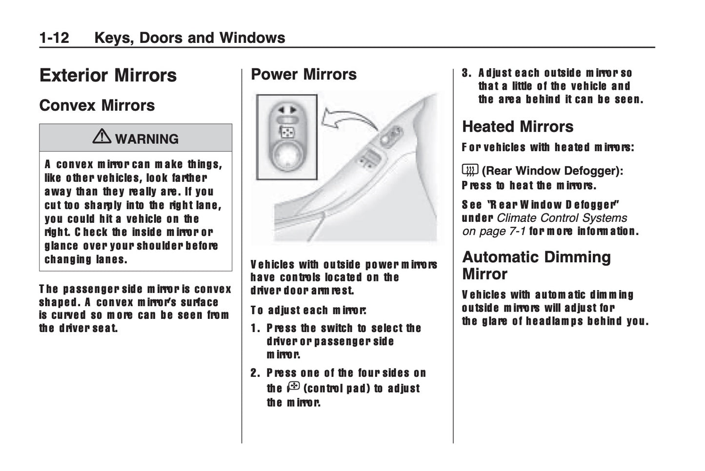 2008-2011 Chevrolet Camaro Owner's Manual | English