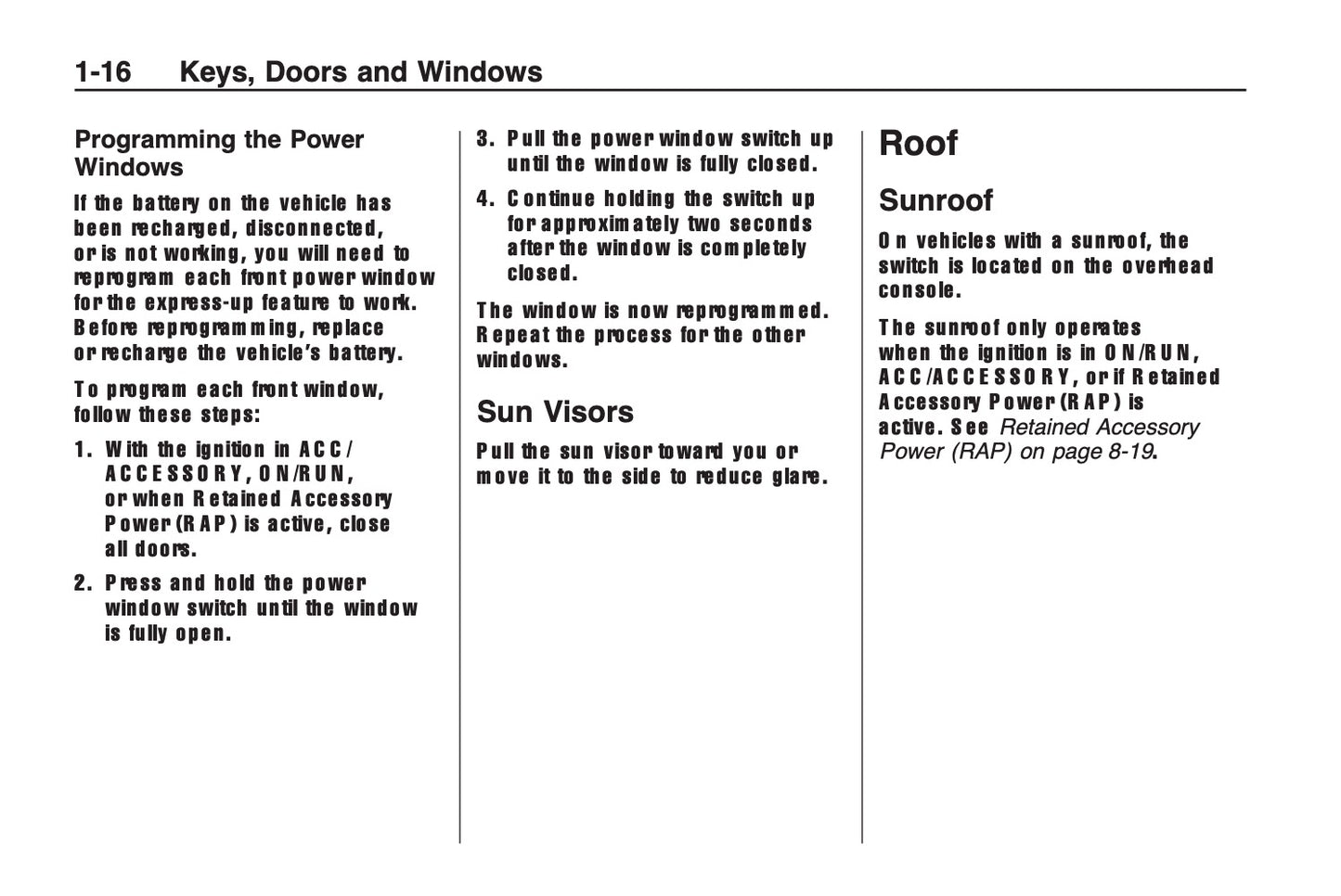 2008-2011 Chevrolet Camaro Owner's Manual | English