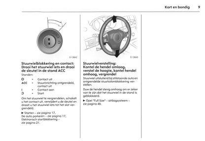 2007-2009 Opel GT Bedienungsanleitung | Niederländisch