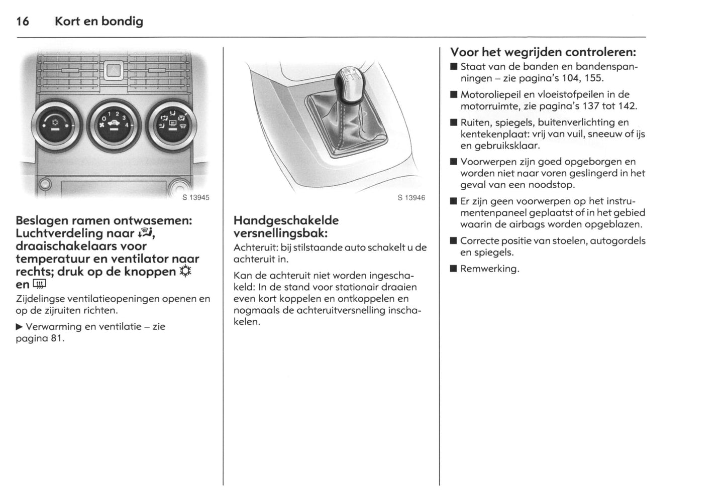 2007-2009 Opel GT Bedienungsanleitung | Niederländisch