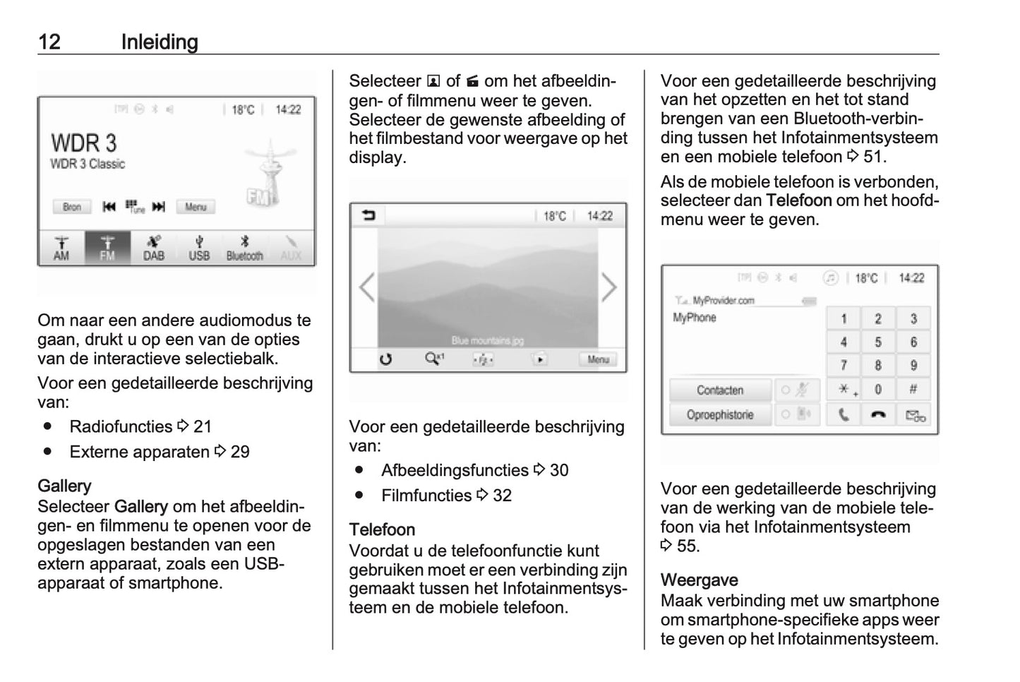 Opel Corsa Infotainment System Handleiding 2018 - 2019