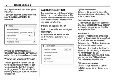 Opel Corsa Infotainment System Handleiding 2018 - 2019