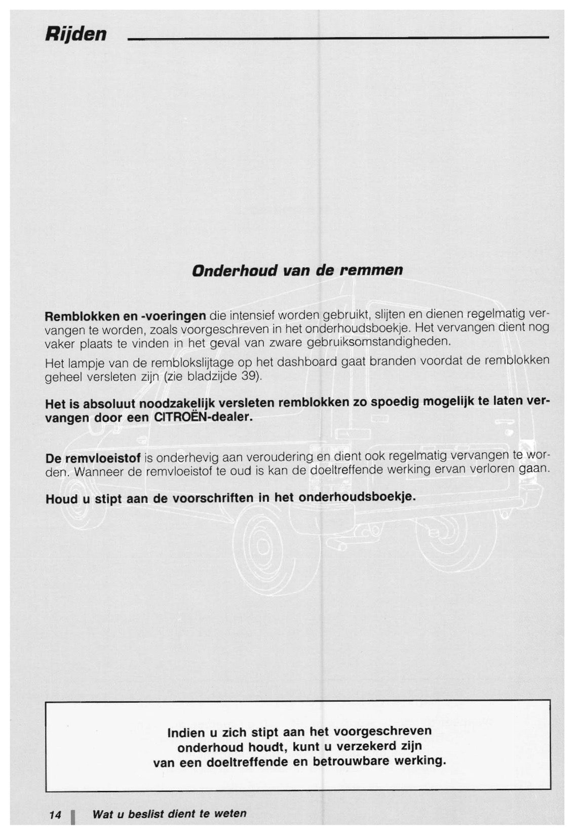 1997-1998 Citroën C15 Gebruikershandleiding | Nederlands