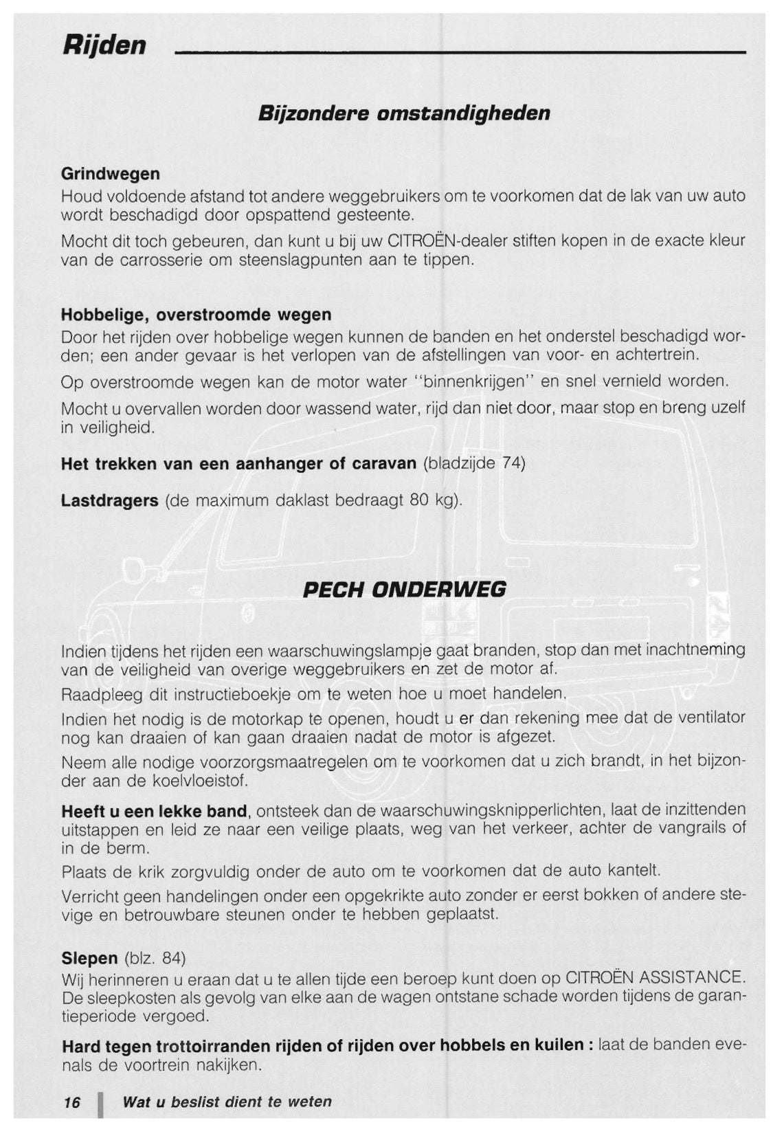 1997-1998 Citroën C15 Gebruikershandleiding | Nederlands