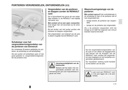 2011-2012 Renault Espace Gebruikershandleiding | Nederlands