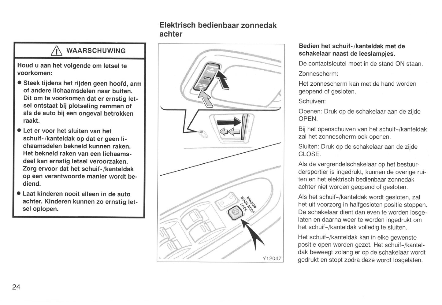 2000-2001 Toyota Picnic Owner's Manual | Dutch