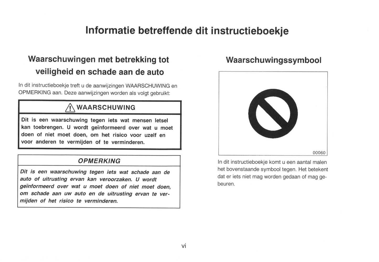 2000-2001 Toyota Picnic Owner's Manual | Dutch