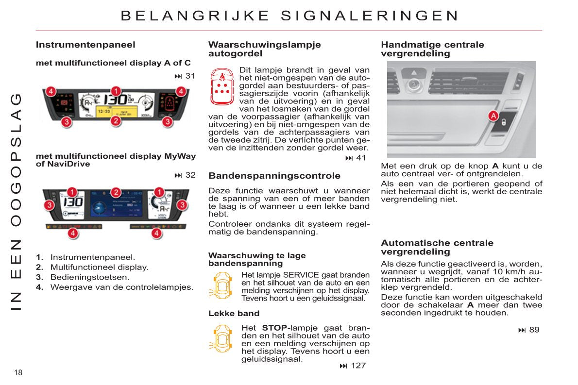 2011-2013 Citroën C4 Picasso/C4 Grand Picasso Owner's Manual | Dutch